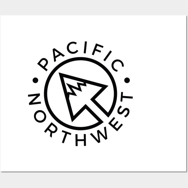 PNW Arrow Wall Art by RainShineDesign